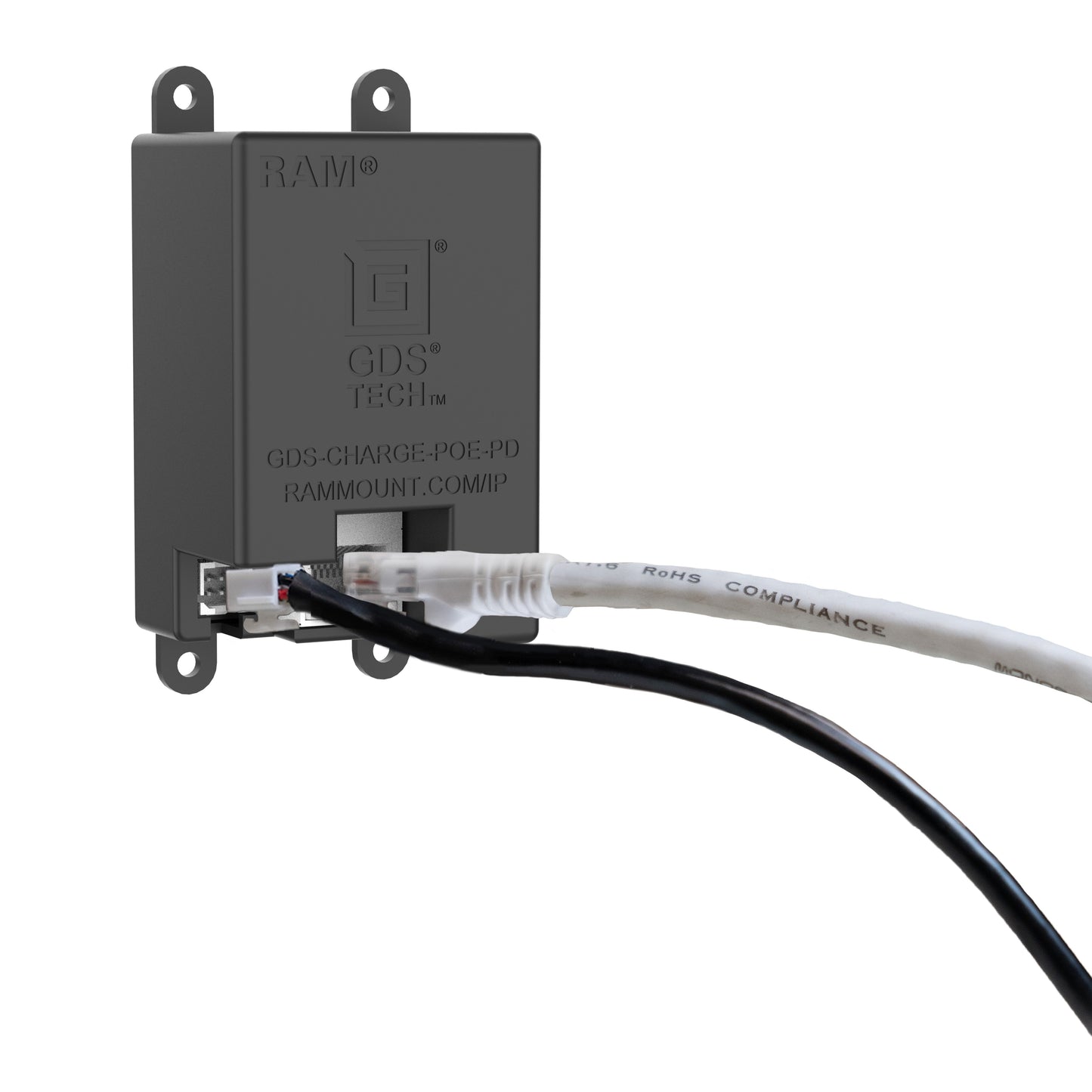 GDS® Uni-Conn™ Powered 7" Pedestal Dock with PoE - Gray