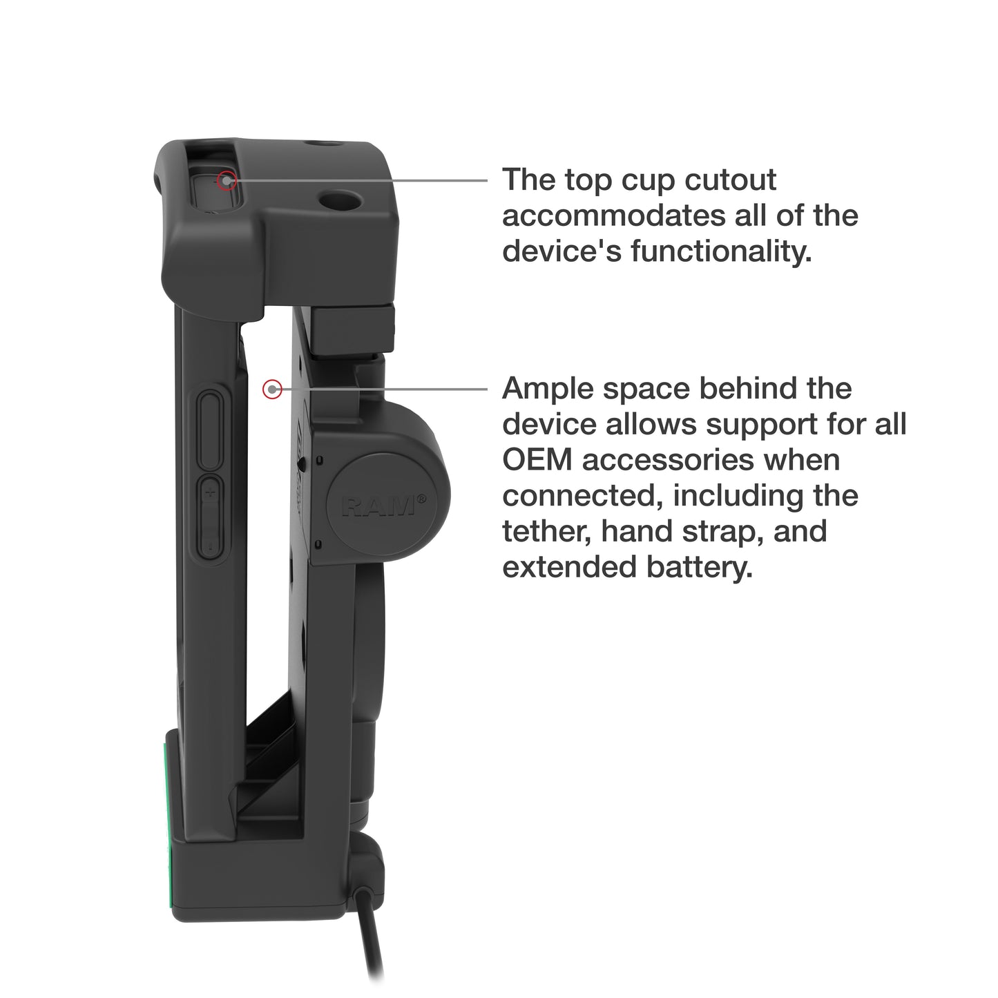 GDS® Powered Dock + USB-A for Zebra EC50/55