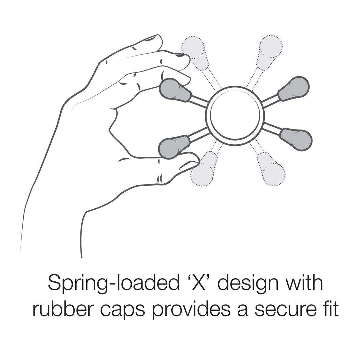 RAM-HOL-UN7BU_RAM X-Grip Universal Phone Holder with Ba