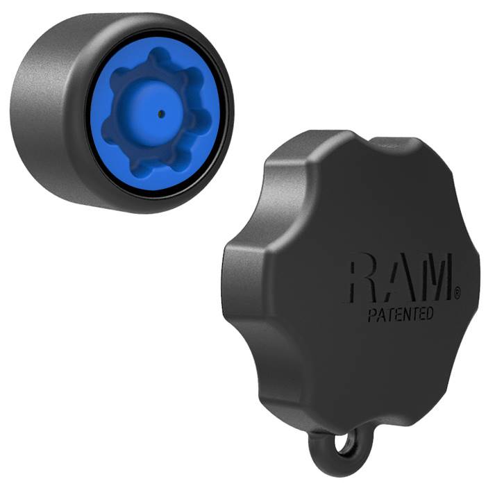 RAP-S-KNOB6-7U Ram Mounts by Custom Mounts