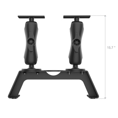 RAM® Fishfinder Deck Kit with Dual Humminbird Helix 8-10 & XPLORE Mount