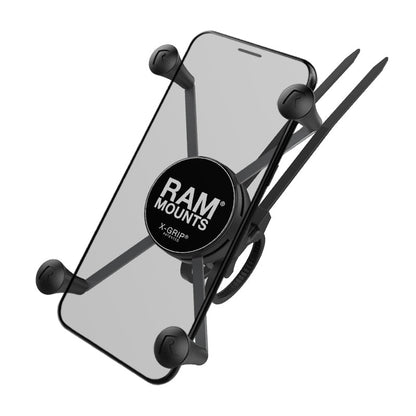 RAM® X-Grip® Large Phone Mount with RAM® EZ-On/Off™ Bicycle Base
