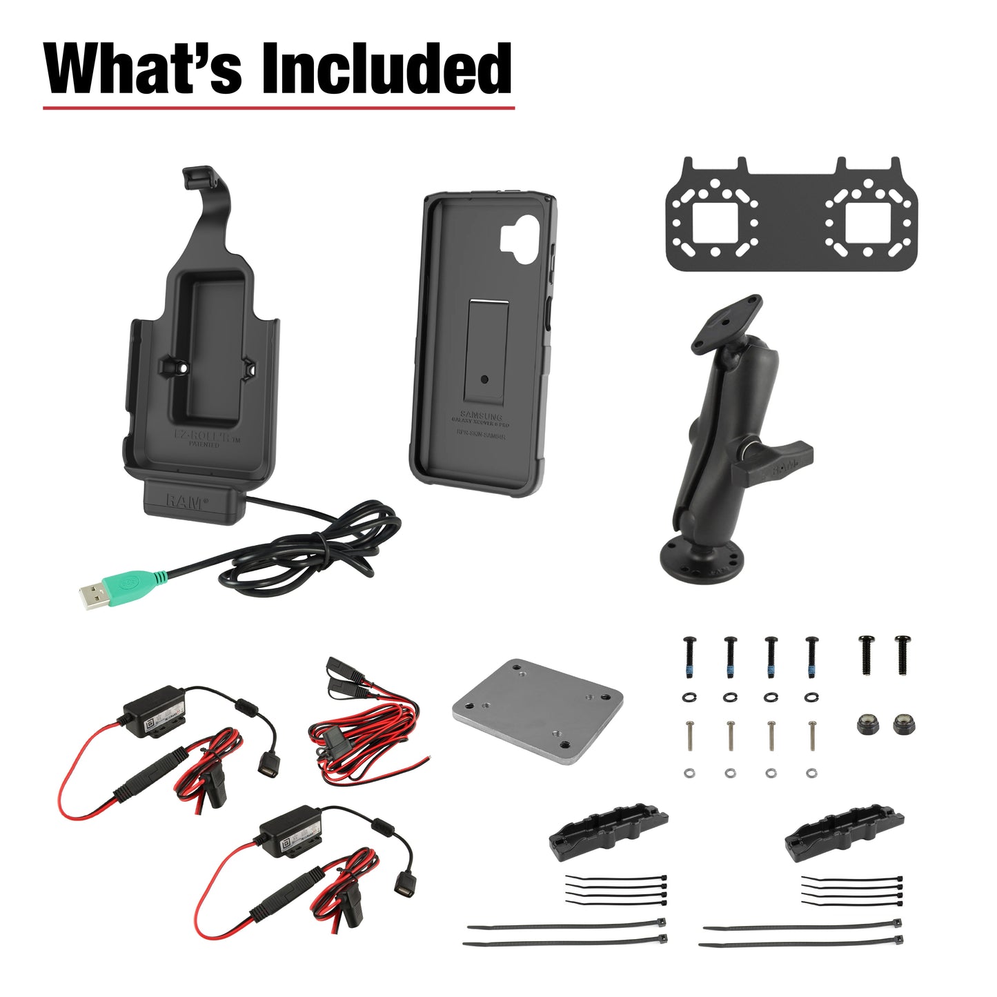 RAM® Aina PTT Voice Responder Bundle for Samsung XCover7 Pro & 6 Pro