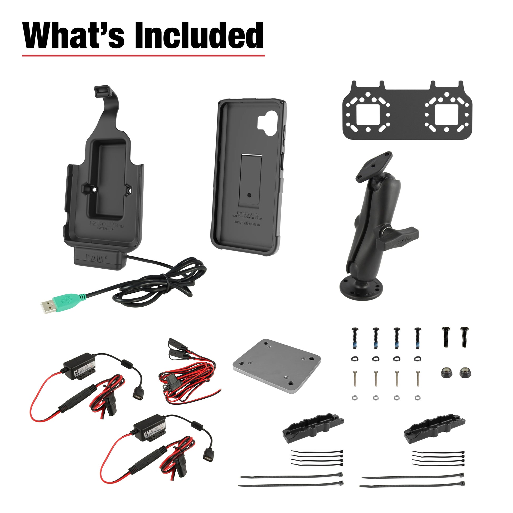 RAM® Aina PTT Voice Responder Bundle for Samsung XCover7 Pro & 6 Pro