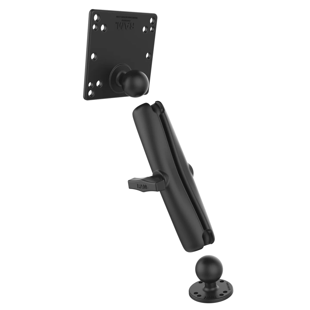 RAM-101U-D-246 RAM Double Ball Mount with 100x100mm VES