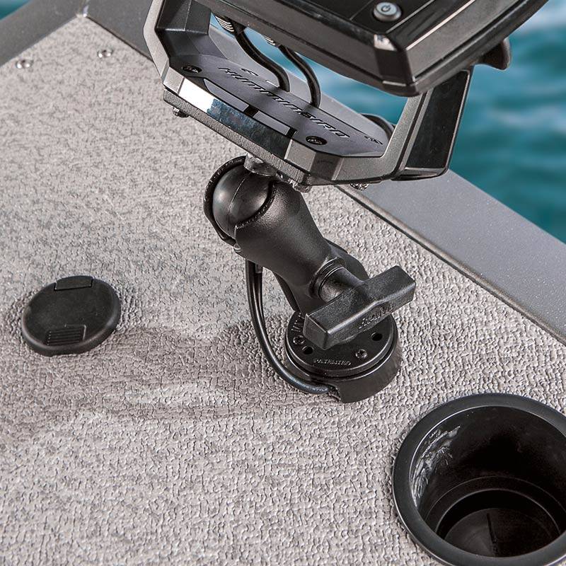 RAM Drill-Down Marine Electronic Mount wit