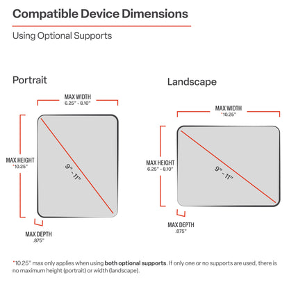 RAM® Pod HD™ 24" Vehicle Mount with RAM® X-Grip® for 9"-11" Tablets