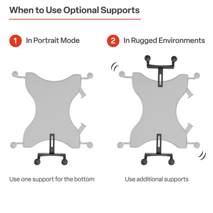 RAM® Pod HD™ 24" Vehicle Mount with RAM® X-Grip® for 9"-11" Tablets