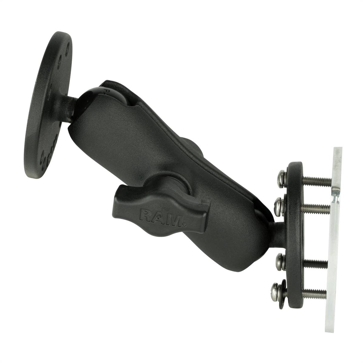 RAM Double Ball Mount with Backing Pla