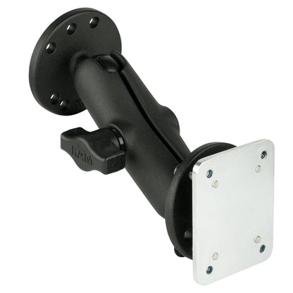 RAM Double Ball Mount with Backing Pla