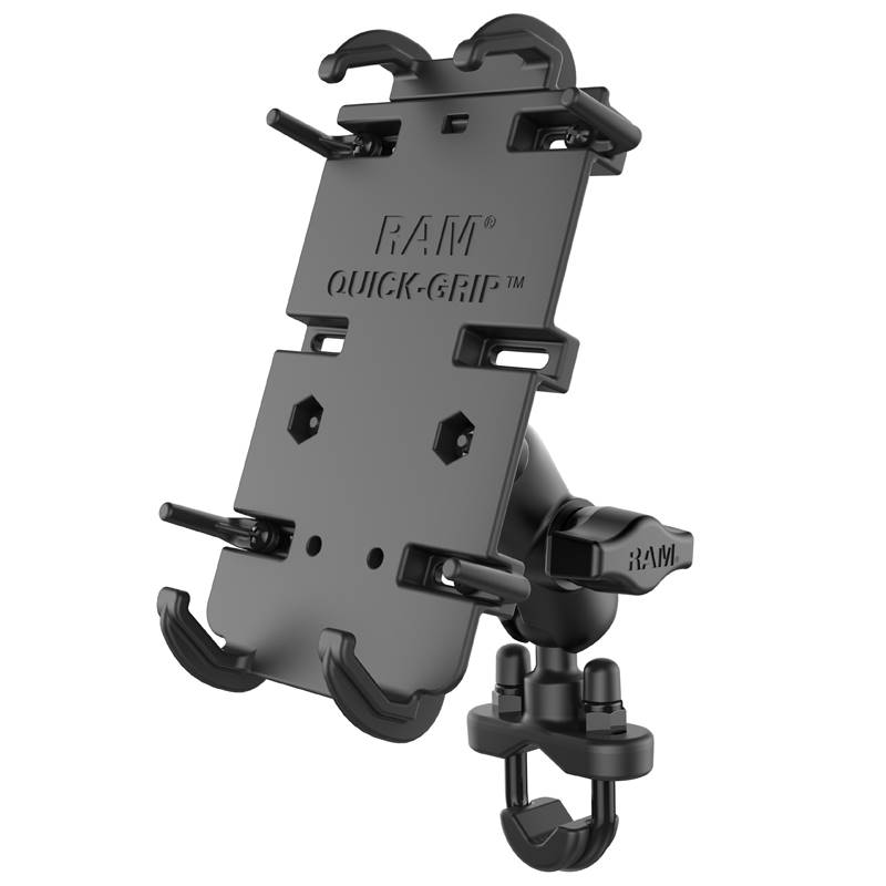 RAM Mounts Rail U-bolt Mount with Quick-Grip Holder - Thumbnail 4