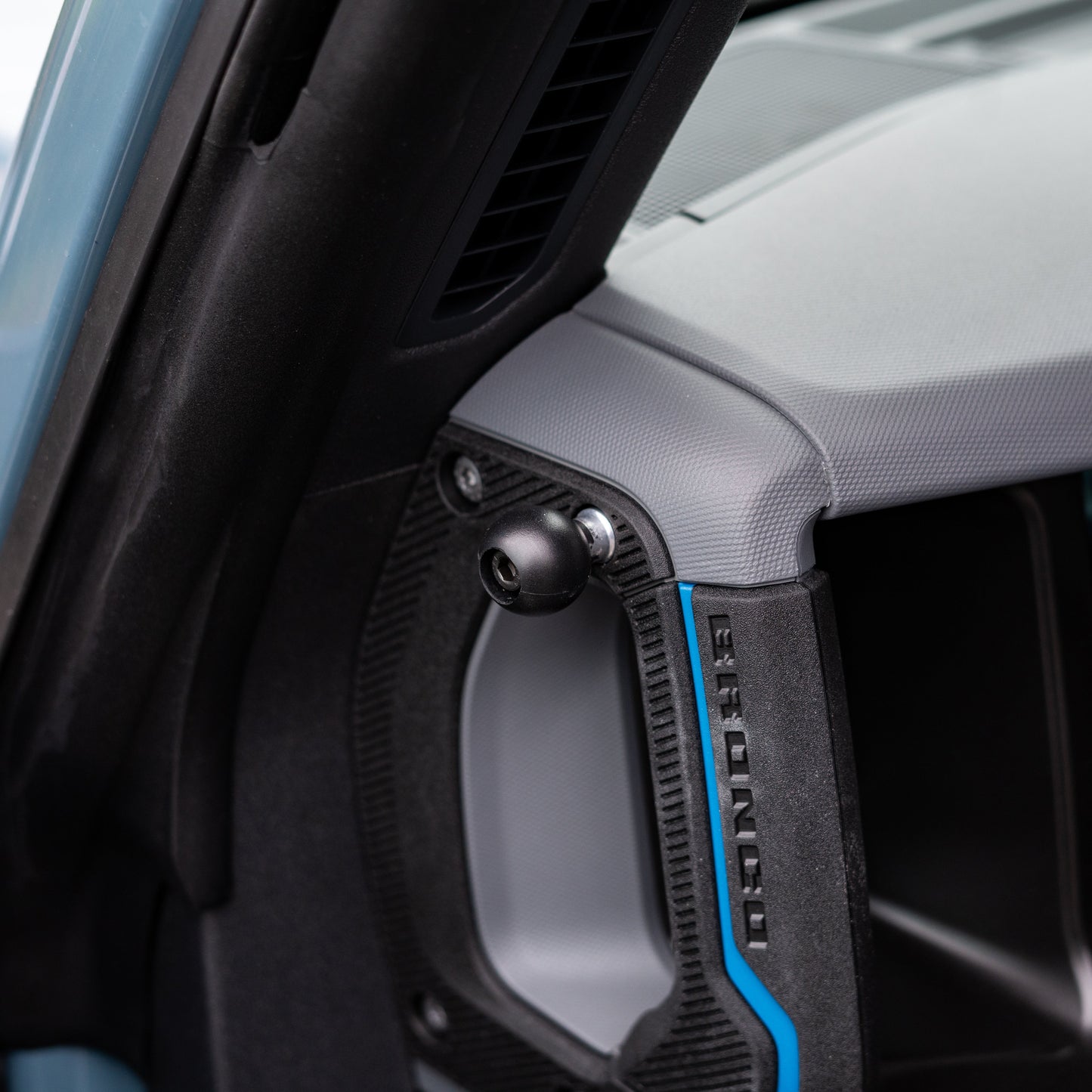 RAM® X-Grip® Large Phone Mount with Grab Handle & A-Pillar M6 Bolt Base