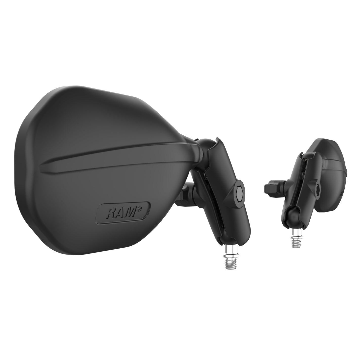 RAM® Tough-Mirror™ Kit with M10-1.25 Bases - Medium Arm