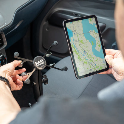 RAM® X-Grip® Mount with RAM® Tough-Wedge™ for 7"-8" Tablets - Long Arm