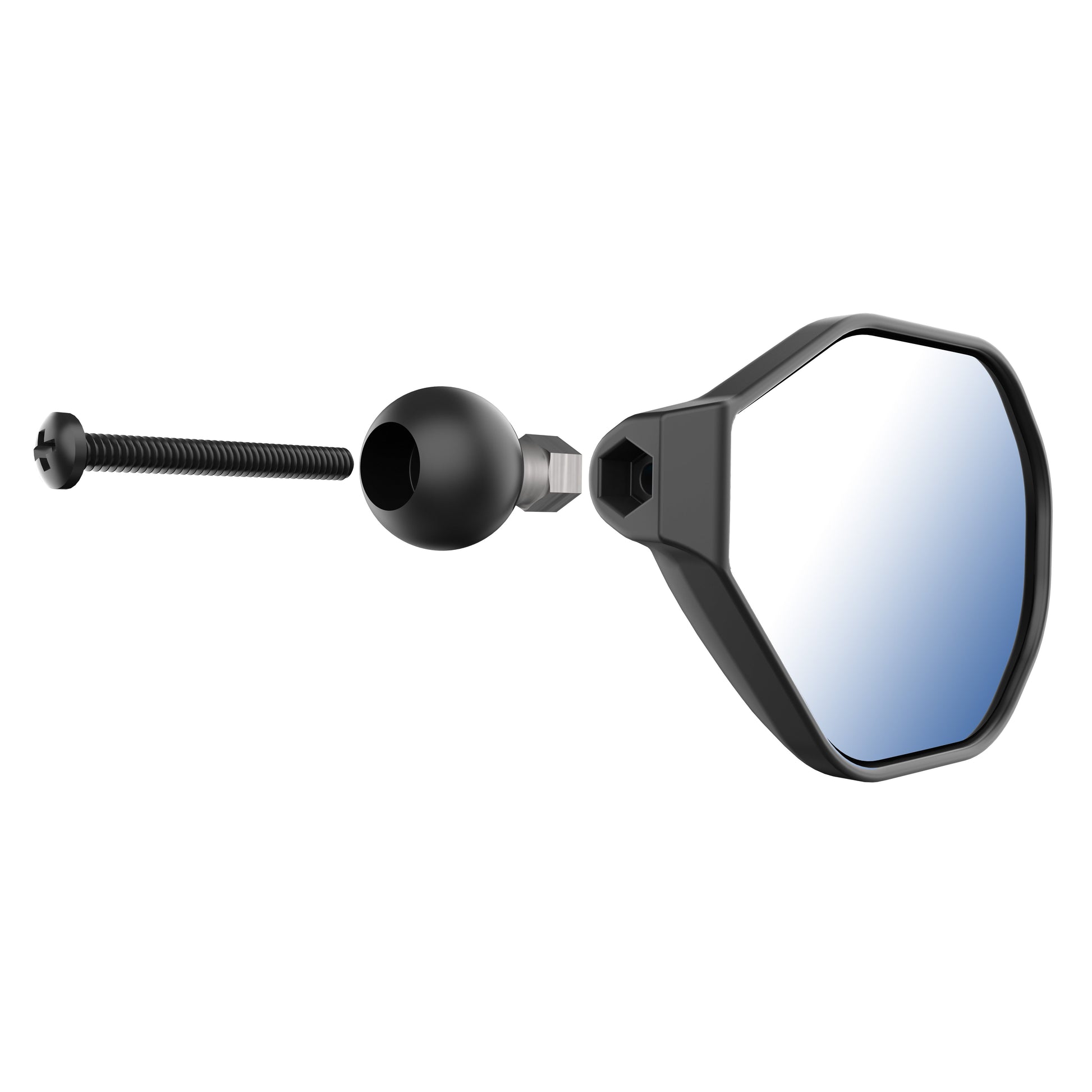 RAM® Tough-Mirror™ Right Mirror with Ball