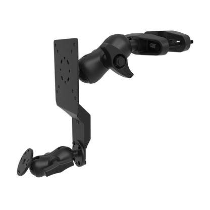 RAM® Universal Forklift Post Mount with Round Plate & Accessory Option