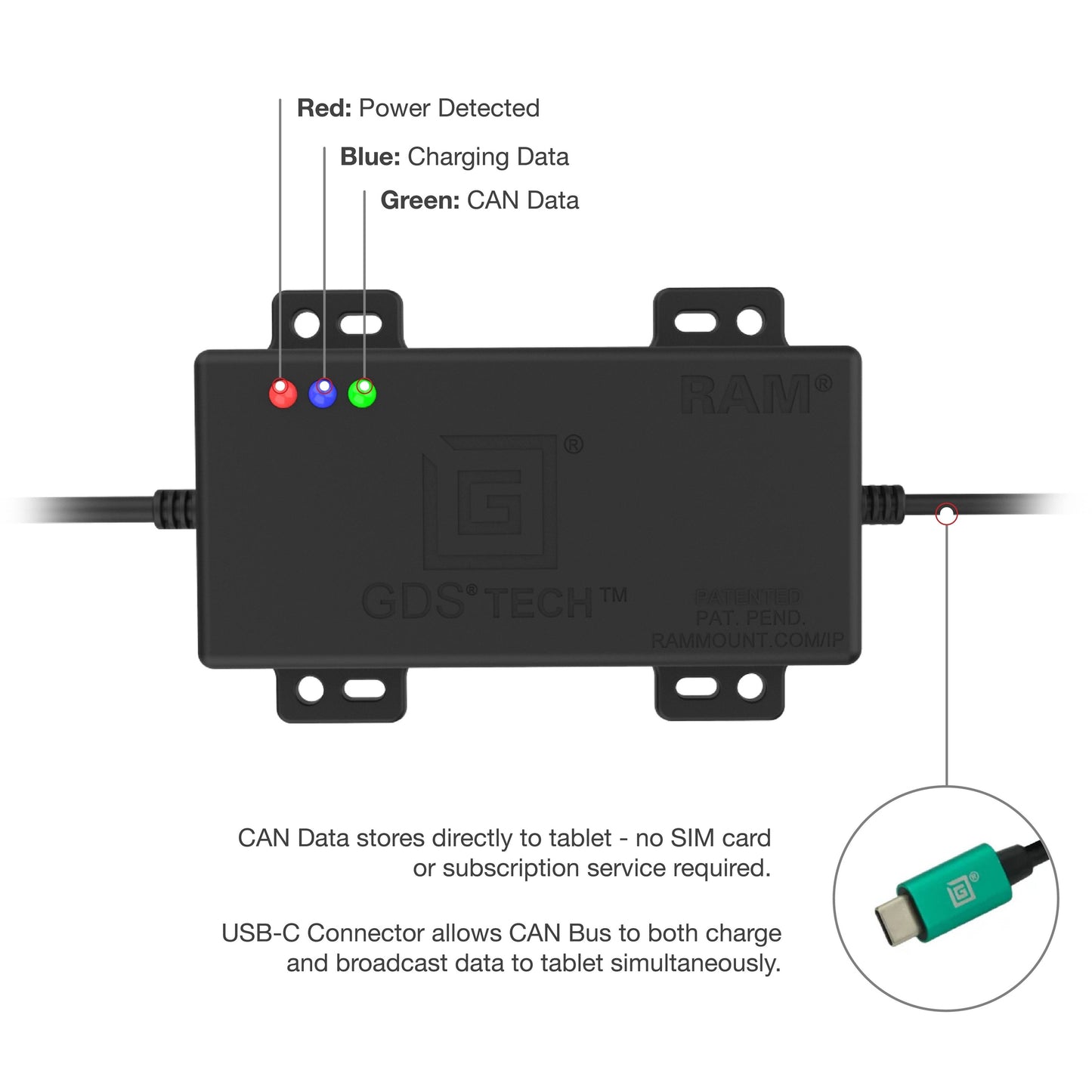 GDS® CAN Bus with FMS Connector