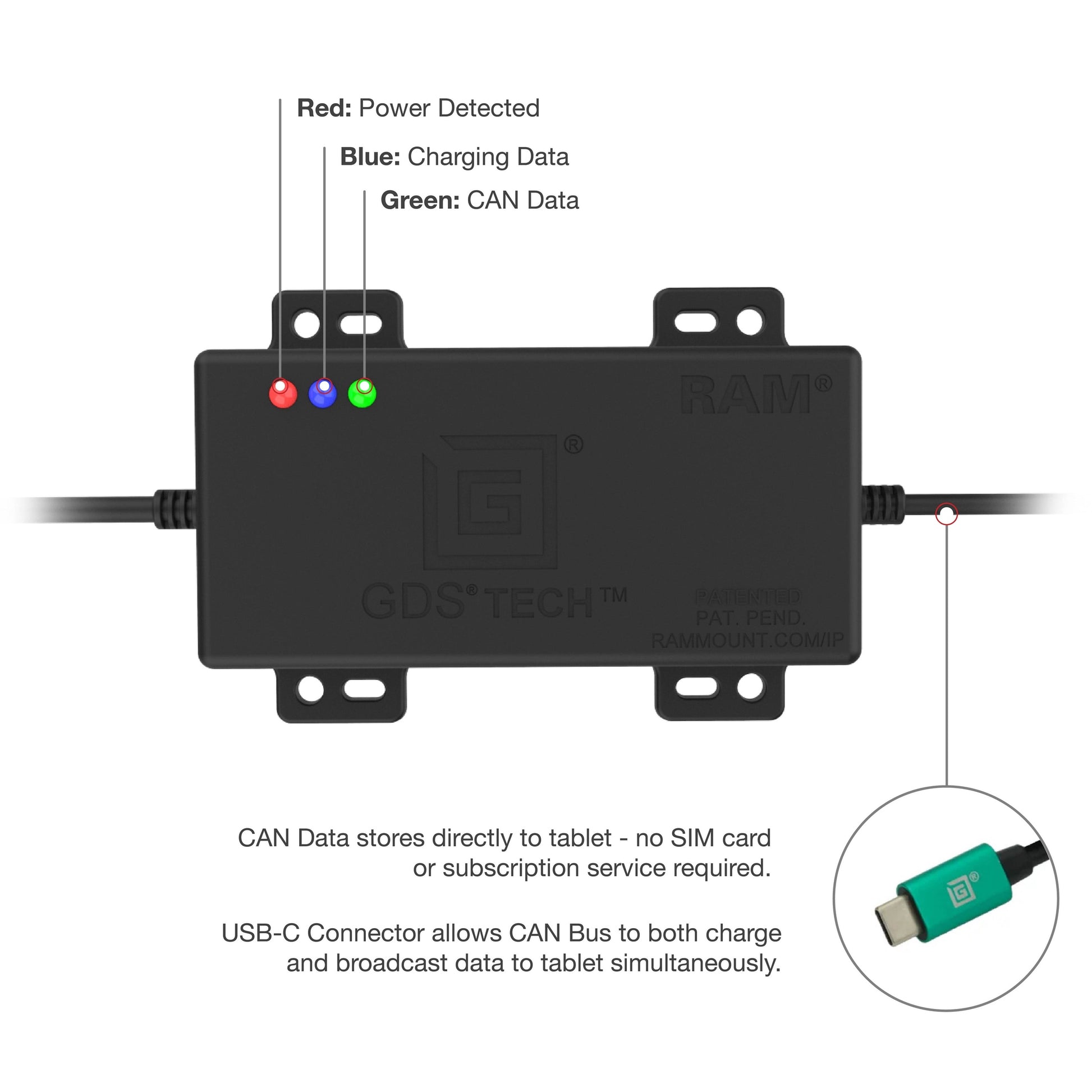 GDS® CAN Bus with FMS Connector