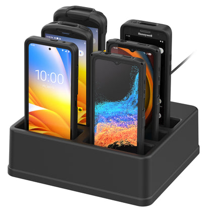 GDS® 6-Port Powered Dock for Handhelds with IntelliSkin®