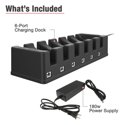 GDS® 6-Port Power + 6-Port RJ45 Dock for Tablets with IntelliSkin®