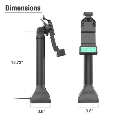 GDS® Uni-Conn™ 14" Pedestal Dock with PoE
