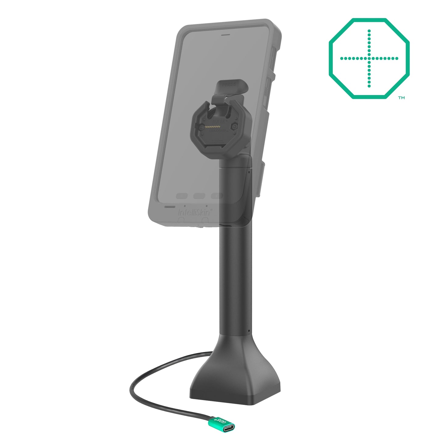 GDS® Uni-Conn™ Powered 14" Pedestal Dock with USB-C