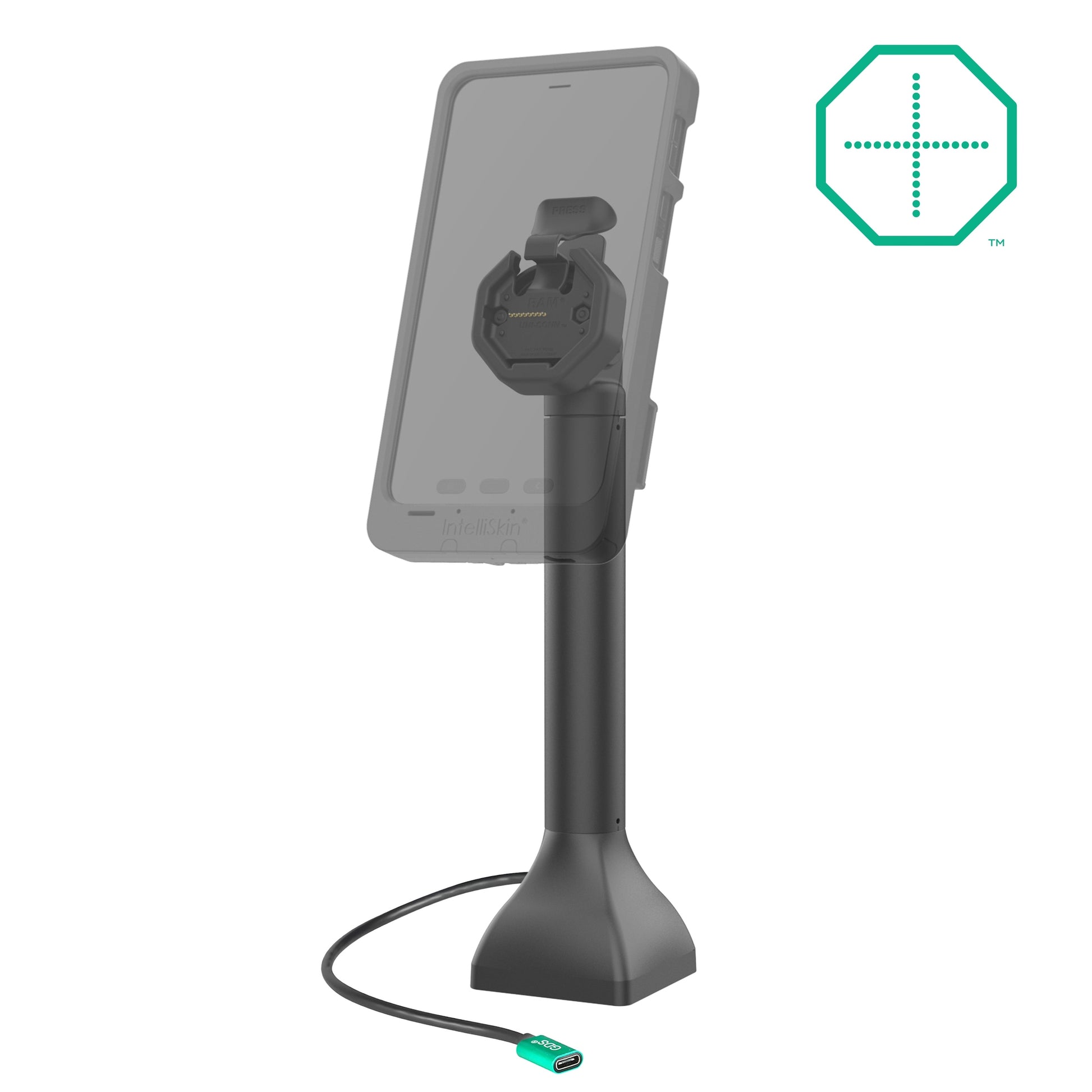 GDS® Uni-Conn™ Powered 14" Pedestal Dock with USB-C