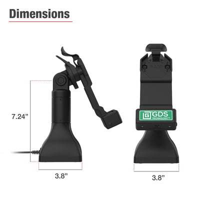 GDS® Uni-Conn™ 7" Pedestal Dock with PoE