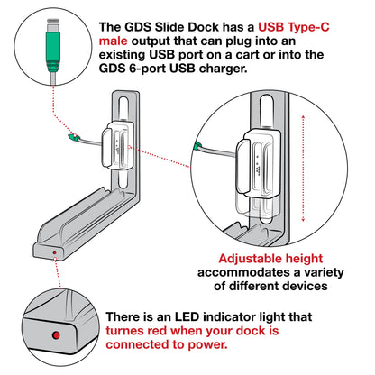 GDS® Slide Dock™ with Power Delivery & Magnetic Base