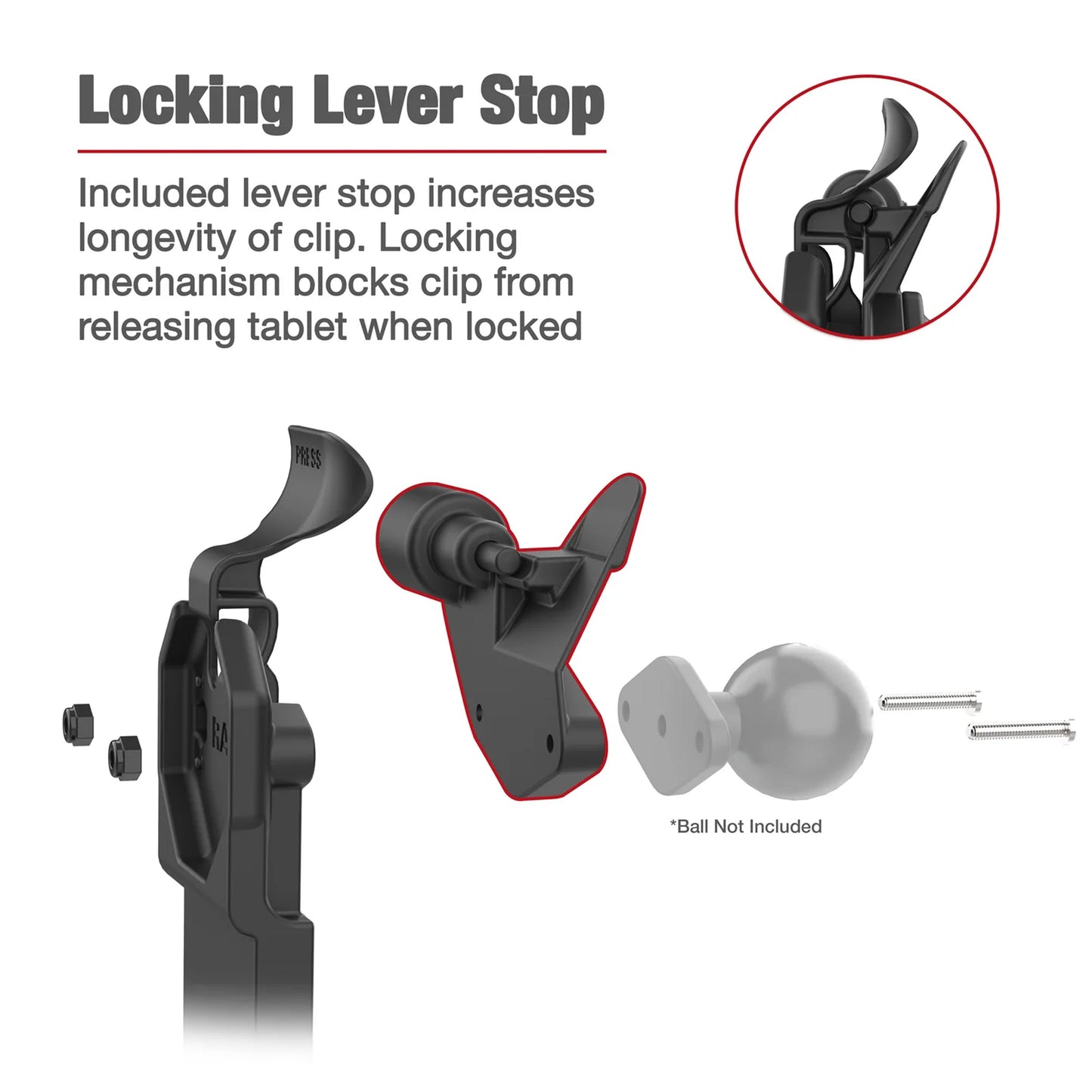 GDS® Uni-Conn™ Left Locking Dock + USB-A & RJ45 with Release Lever