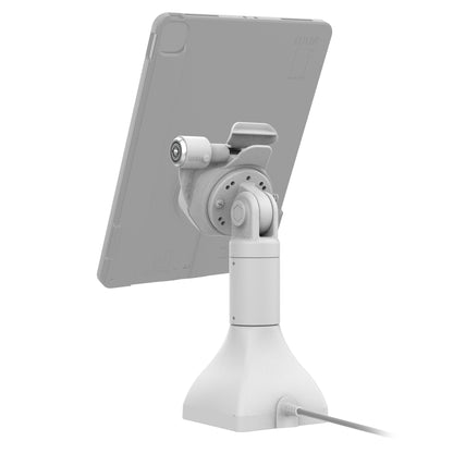 GDS® Uni-Conn™ Powered 7" Locking Pedestal Dock with USB-C - Gray