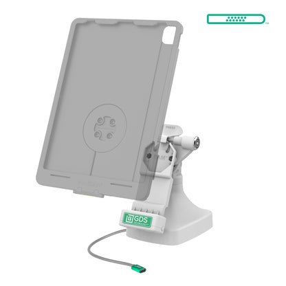 GDS® Uni-Conn™ Locking Tilt & Swivel Dock with USB-C + Data - Gray
