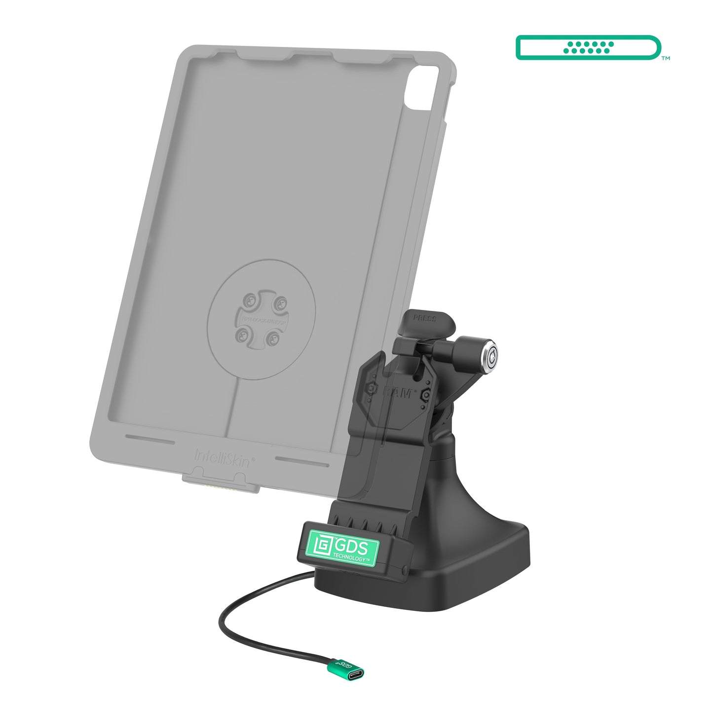 GDS® Uni-Conn™ Locking Tilt & Swivel Dock with USB-C