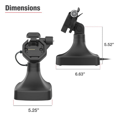GDS® Uni-Conn™ Powered Locking Tilt & Swivel Dock with USB-C