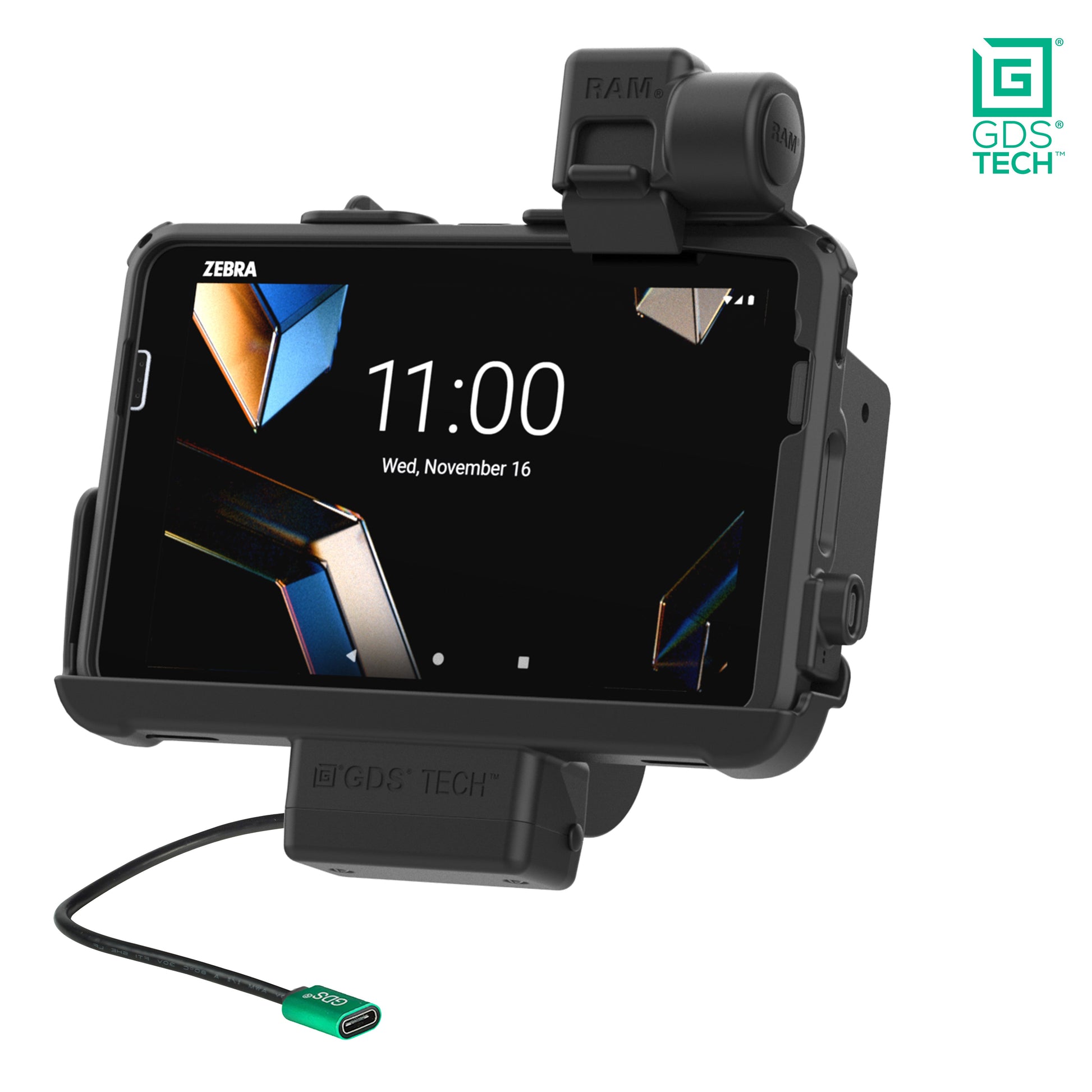 GDS® Powered Dock with Latch for Zebra ET401 & ET4x 8" with IntelliSkin®