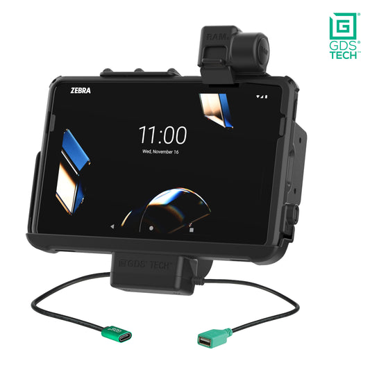 GDS® Power + Data Dock with Latch for Zebra ET401 & ET4x 10"