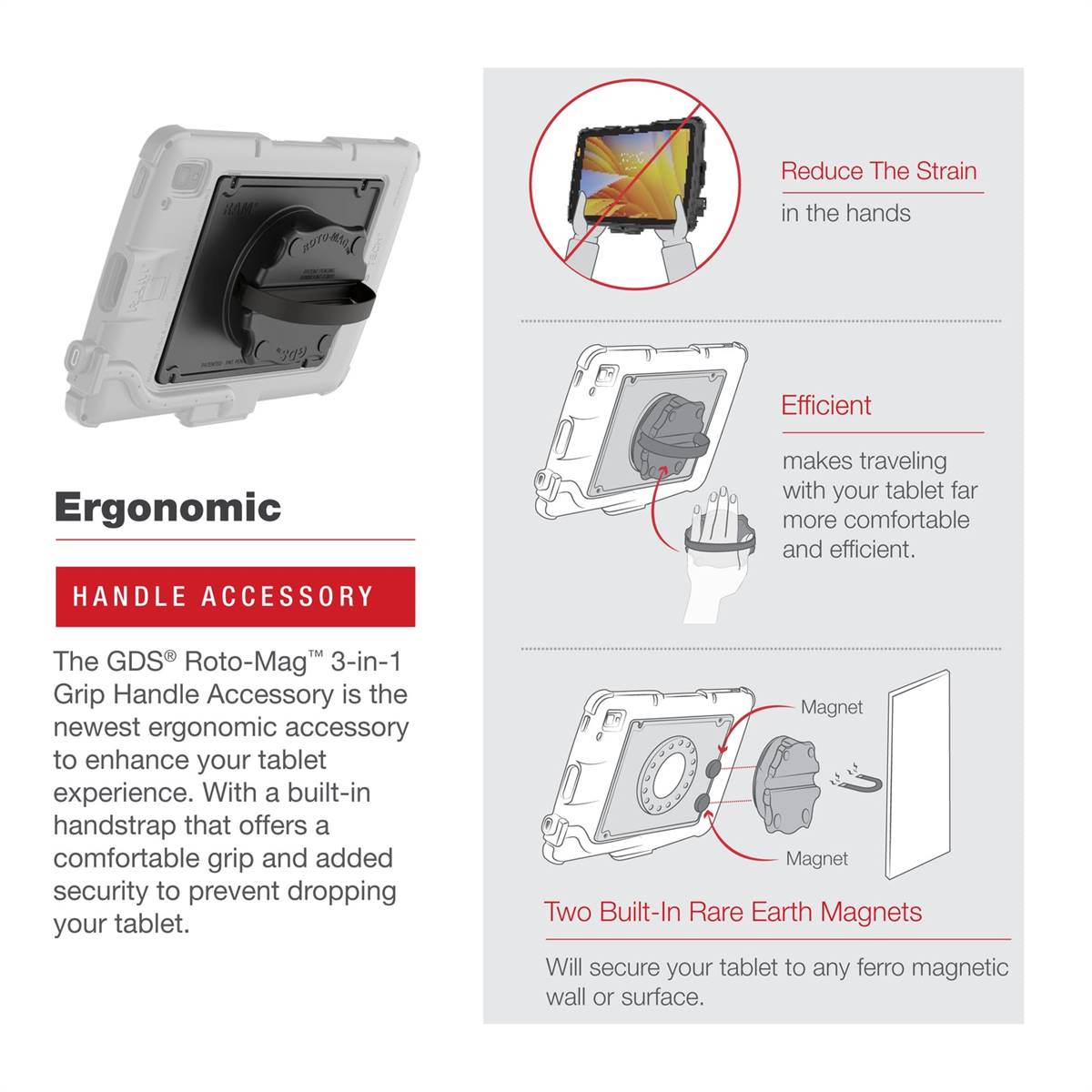 GDS Roto-Mag 3-in-1 Grip Handle Acc