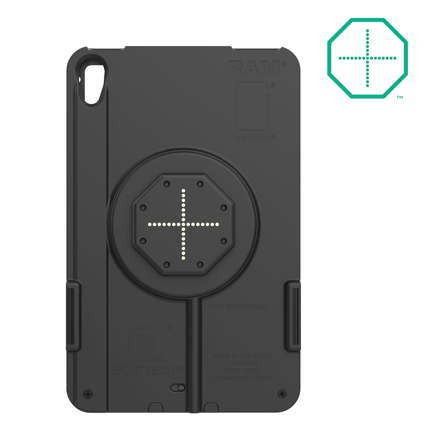 IntelliSkin® Thin-Case™ for iPad mini (A17 Pro) & mini 6 Rear Pogo Pads