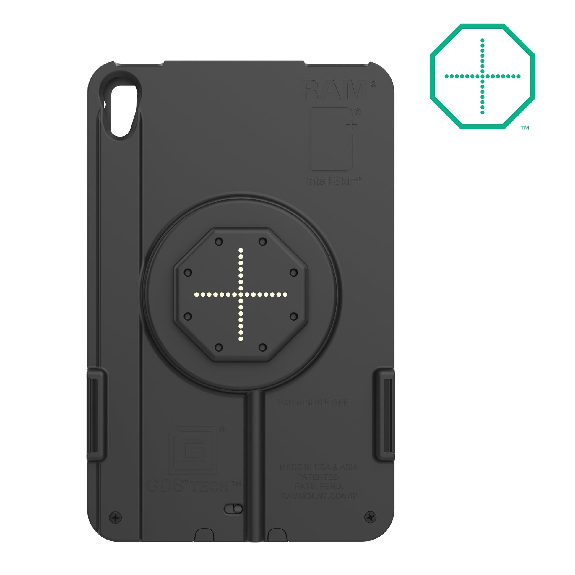 IntelliSkin® Thin-Case™ for iPad mini (A17 Pro) & mini 6 Rear Pogo Pads