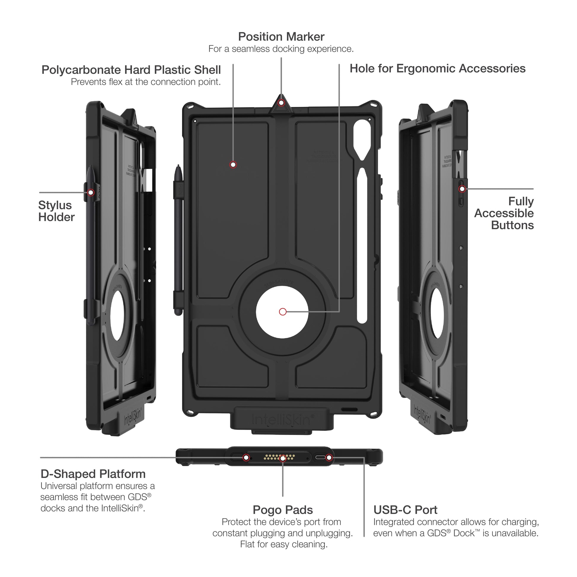 IntelliSkin® Next Gen for Samsung Tab S10+, S9+ & S9 FE+