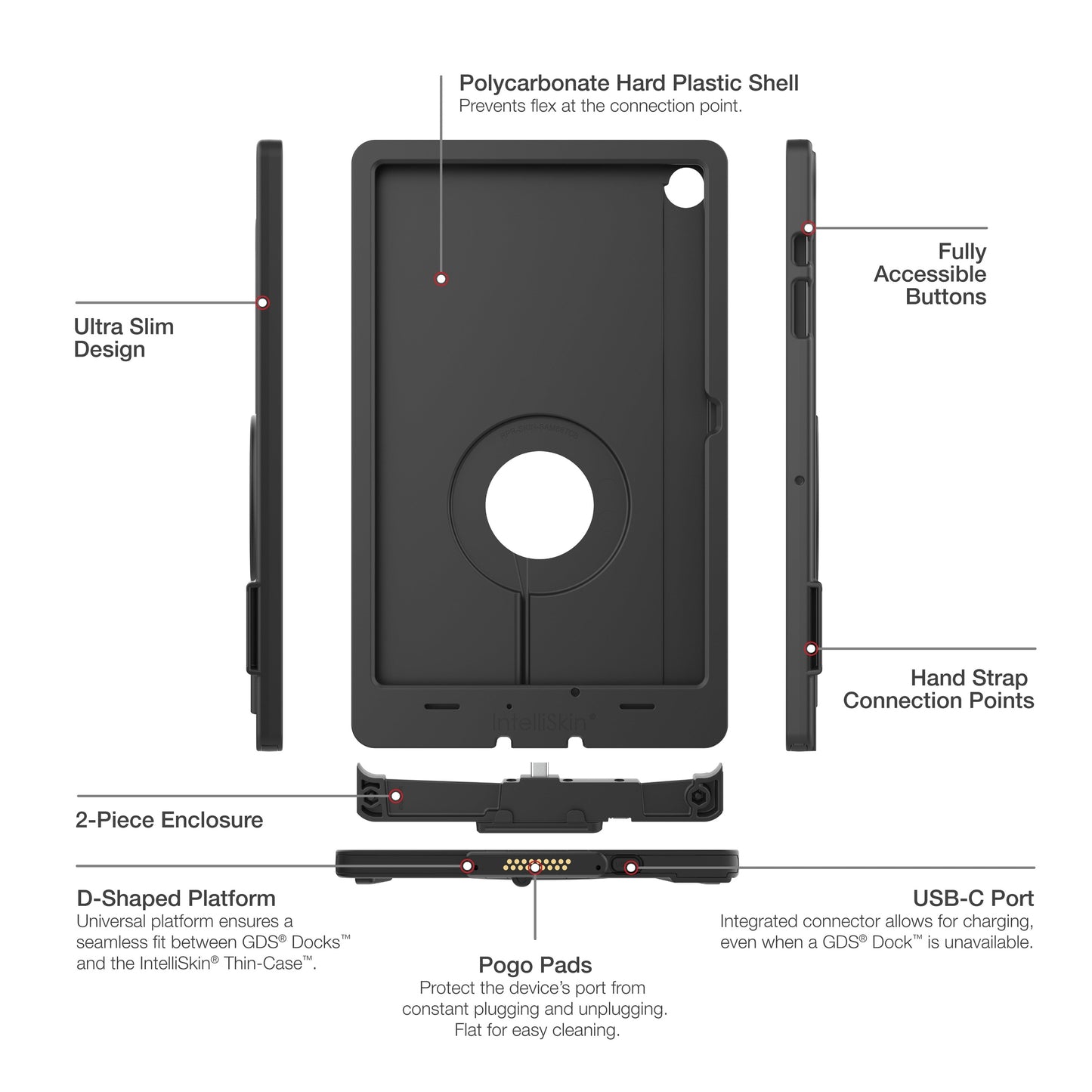 IntelliSkin® Thin-Case™ for Samsung Tab A9+