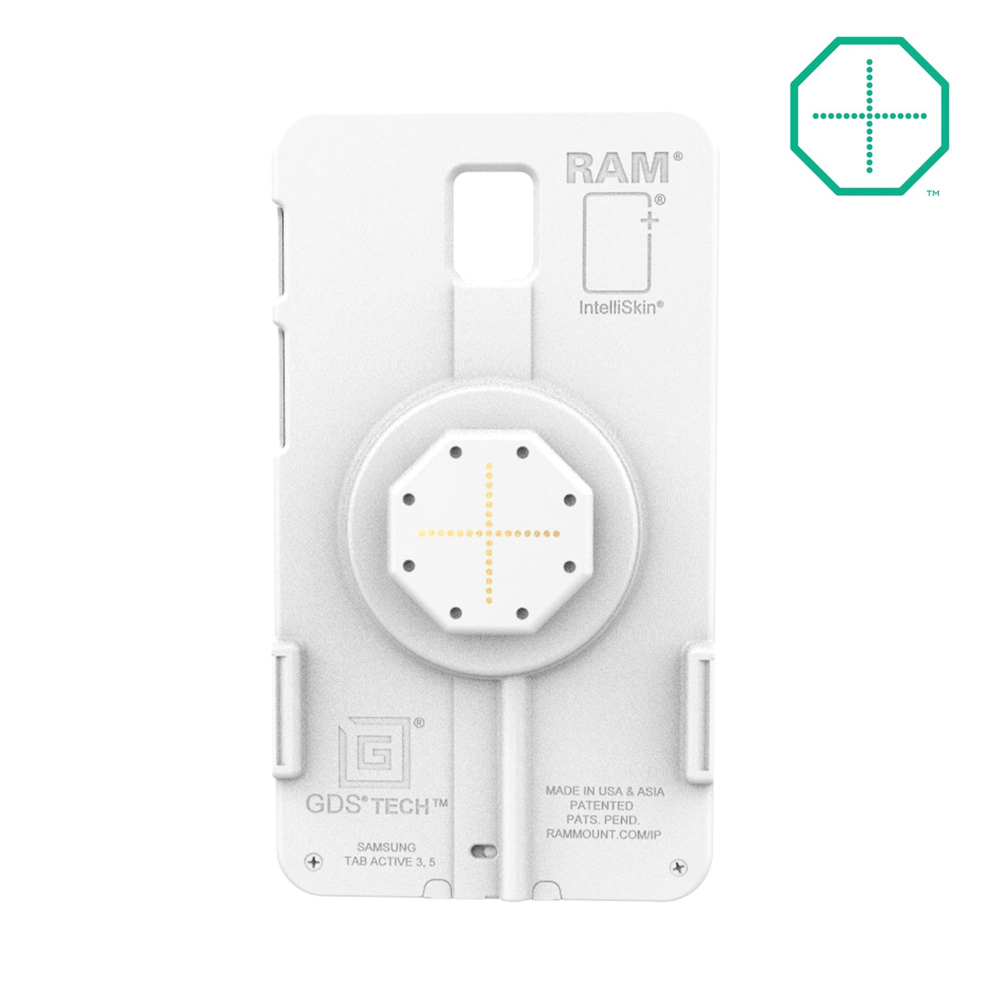 IntelliSkin® Thin-Case™ for Tab Active5 & 3 (Rear Pogo Pads) - Gray