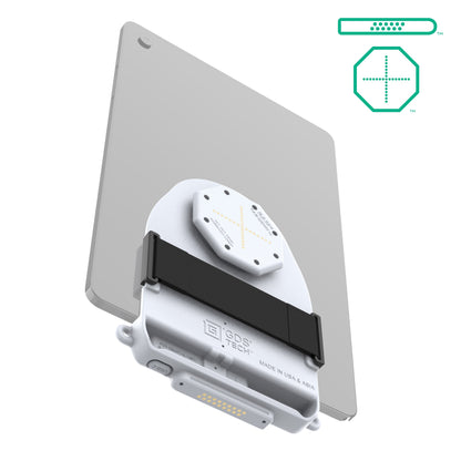 GDS® Tab-Conn™ for Tablets Without Case (D Shape & Rear Pads) - Gray