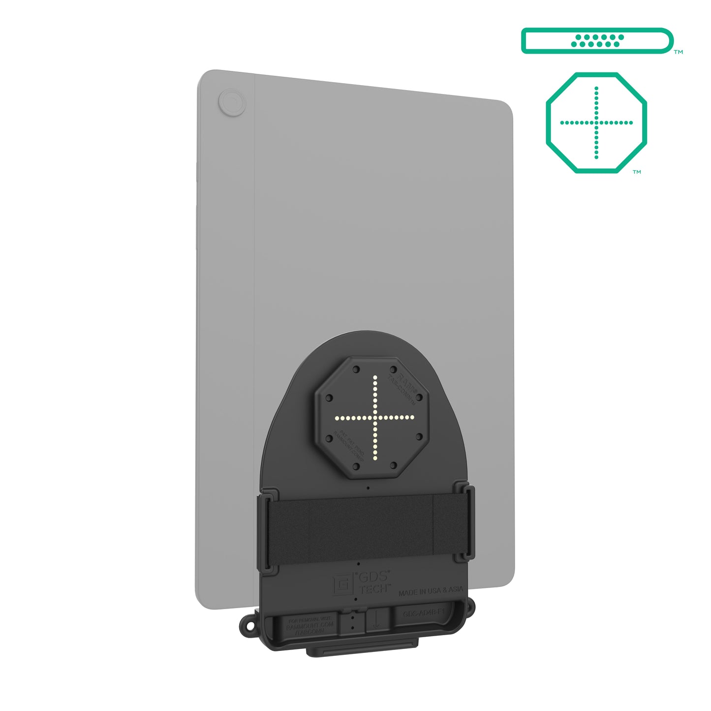 GDS® Tab-Conn™ for Tablets Without Case (D Shape & Rear Pogo Pads)
