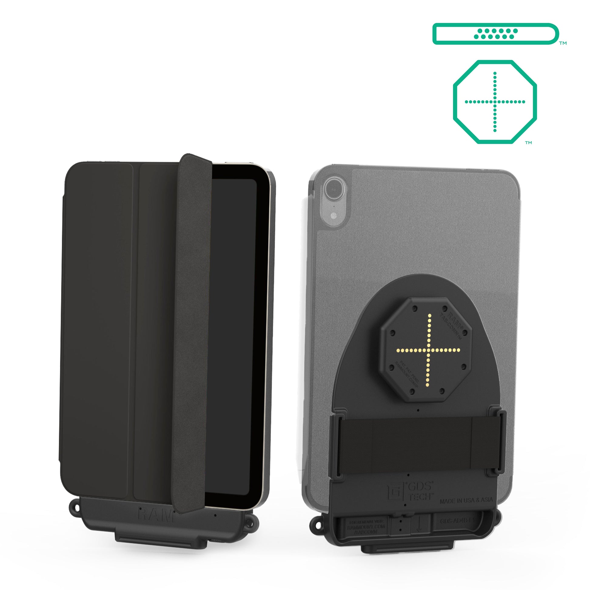 GDS® Tab-Conn™ for Folio Style Cases (D Shape & Rear Pogo Pads)