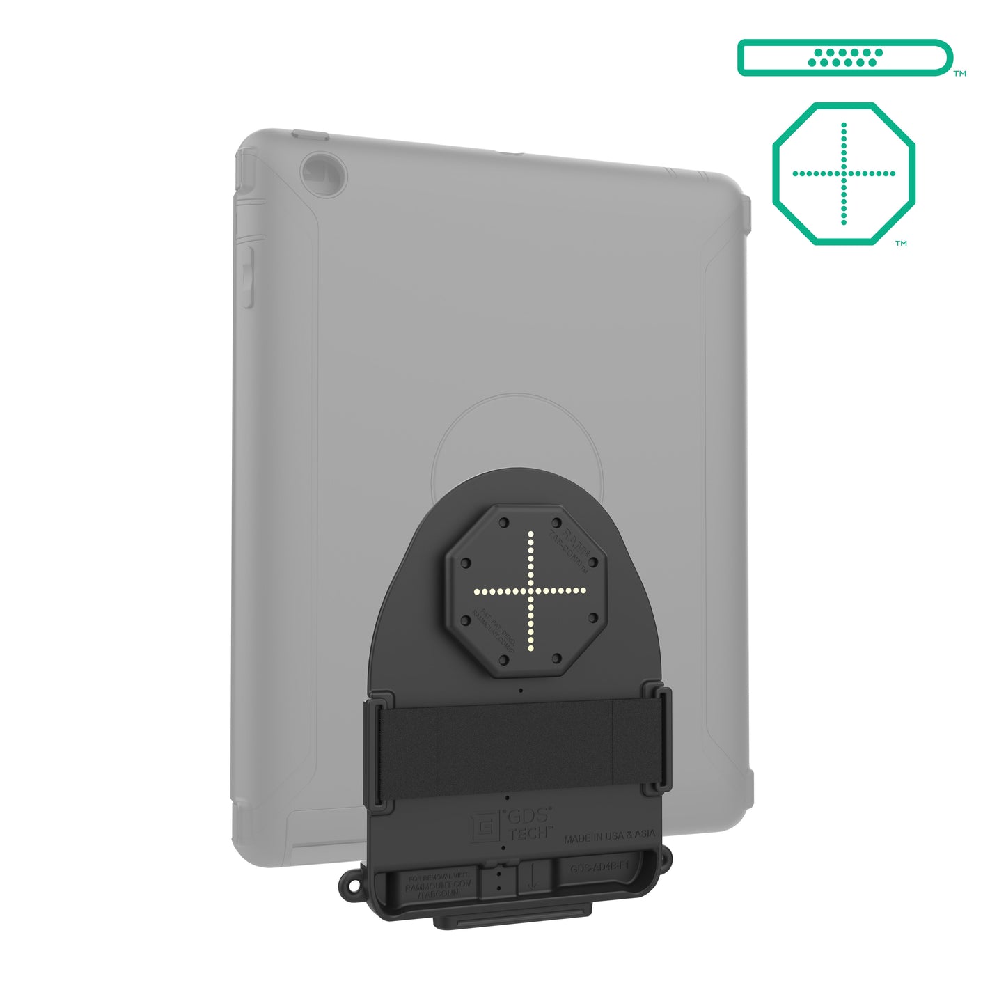 GDS® Tab-Conn™ for OtterBox Defender Cases (D Shape & Rear Pogo Pads)