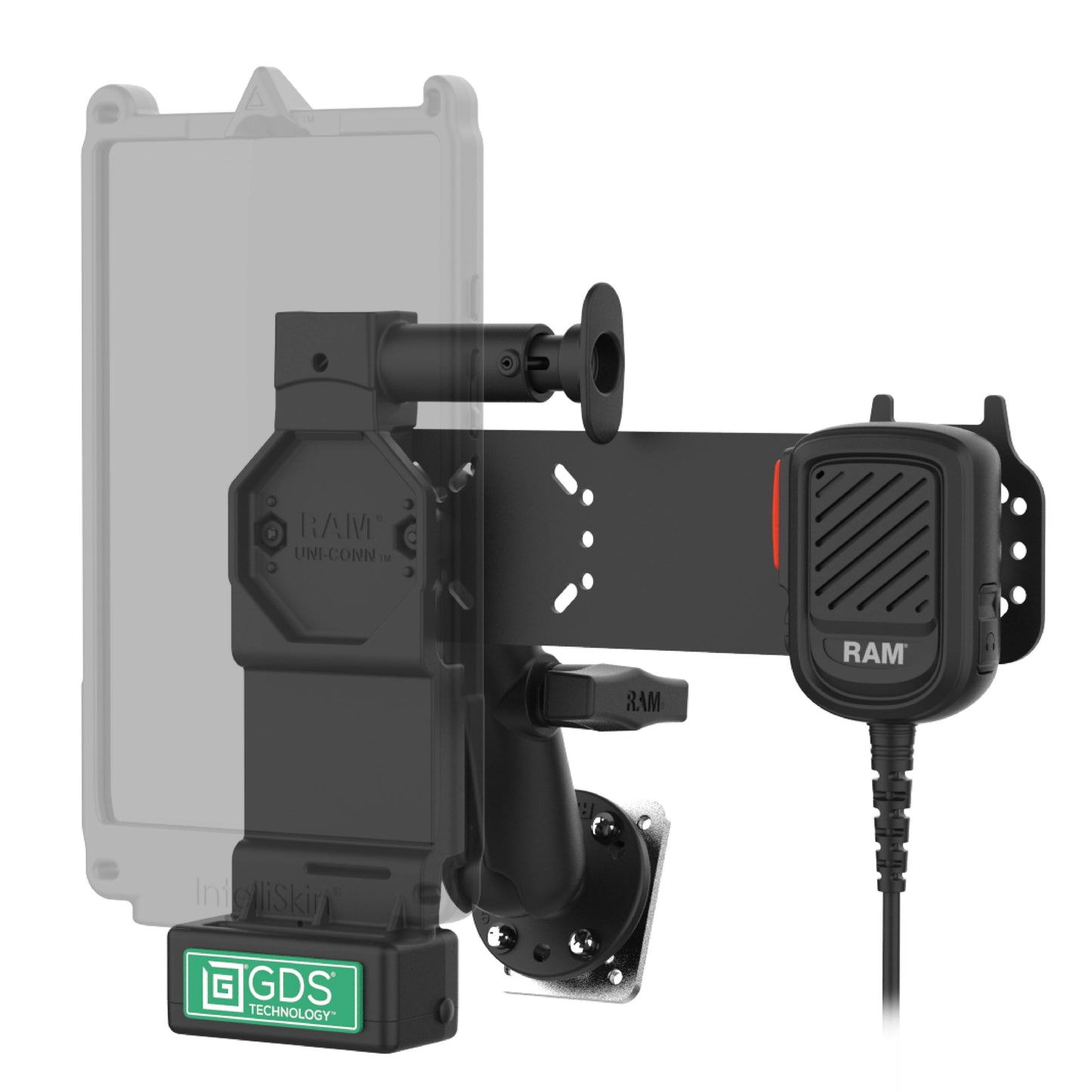 GDS® Uni-Conn™ PTT Remote Speaker Mic Bundle for Zello