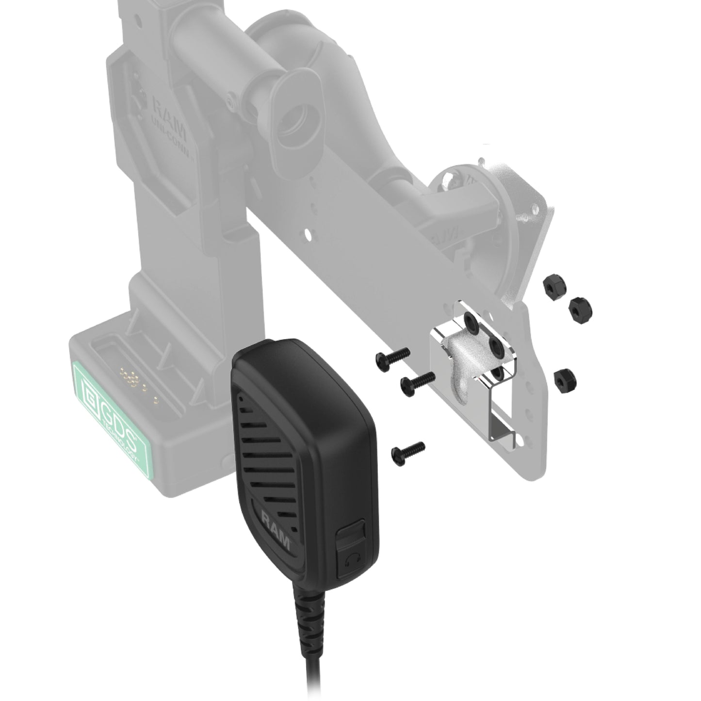 GDS® Uni-Conn™ PTT Remote Speaker Mic Bundle for Zello