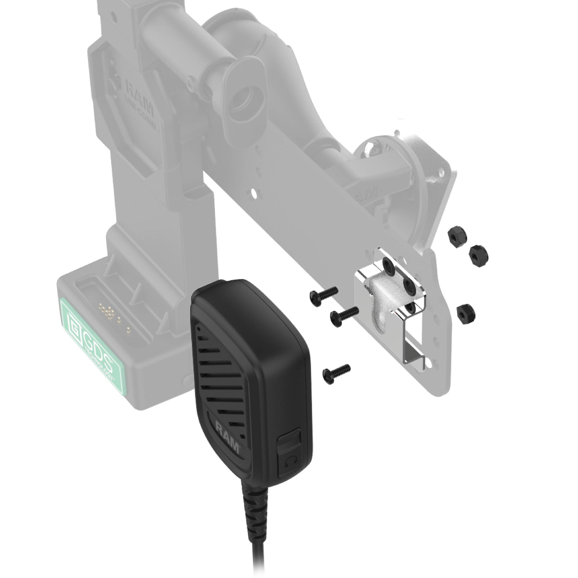 GDS® Uni-Conn™ PTT Remote Speaker Mic Bundle for Zello