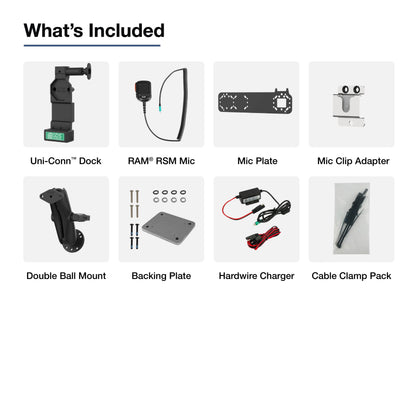 GDS® Uni-Conn™ PTT Remote Speaker Mic Bundle for Zello